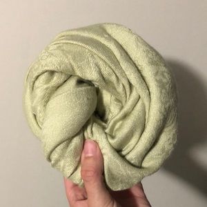 Light green pashmina scarf